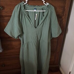 Old Navy | Dresses | Old Navy Sage Green Dress | Poshmark